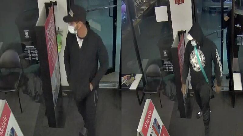 BRPD asking for the public's help in identifying T-Mobile robbers.