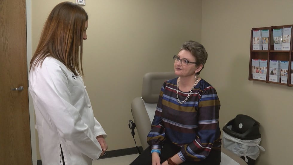 Dr. Kelly Finan (left) and Tavia Crumpler (right)