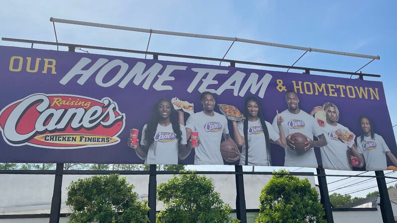 Several big names from the LSU Women's Basketball team made an appearance at Raising Cane's on...