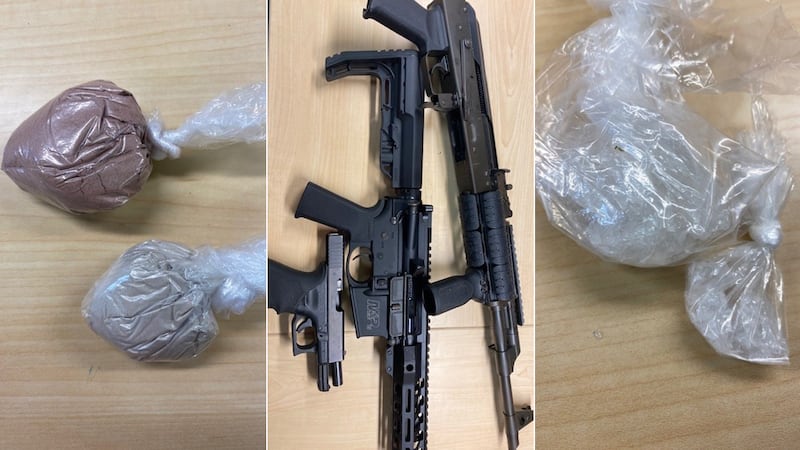 The Gonzales Police Department said an investigation led to the seizures of drugs and guns and...