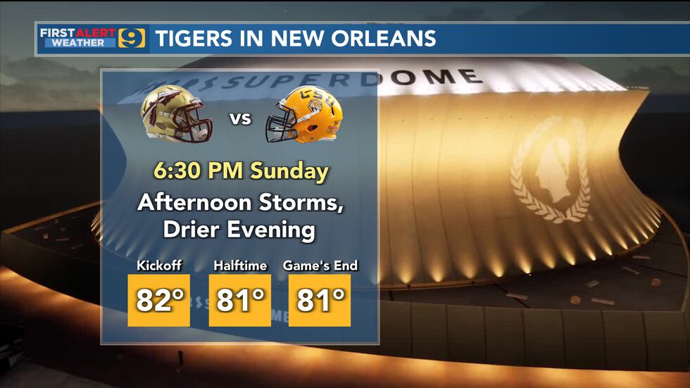 FIRST ALERT FORECAST: Friday, September 2
