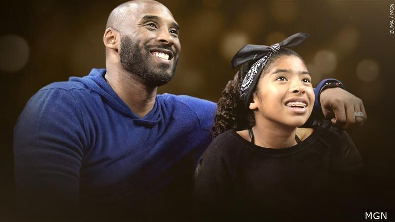 Kobe Bryant and Gigi Bryant