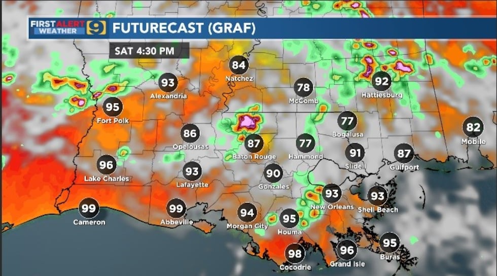FIRST ALERT FORECAST: Saturday, July 2