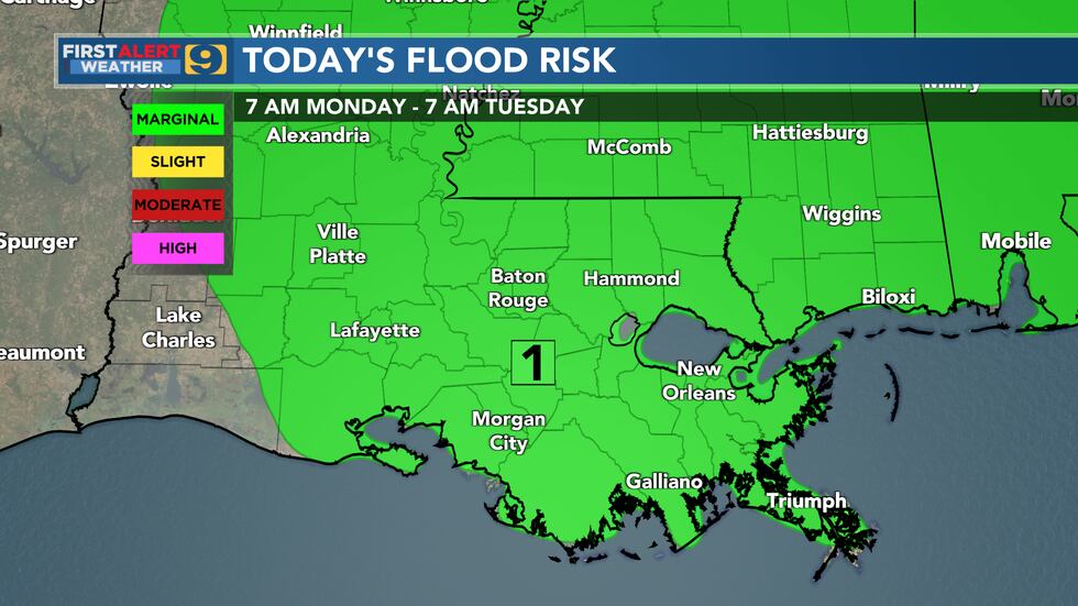 FIRST ALERT FORECAST: Monday, August 1