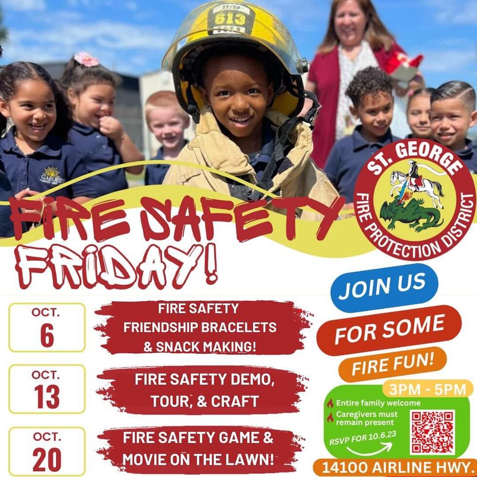 Since October is Fire Prevention Month, the department will have several activities available...