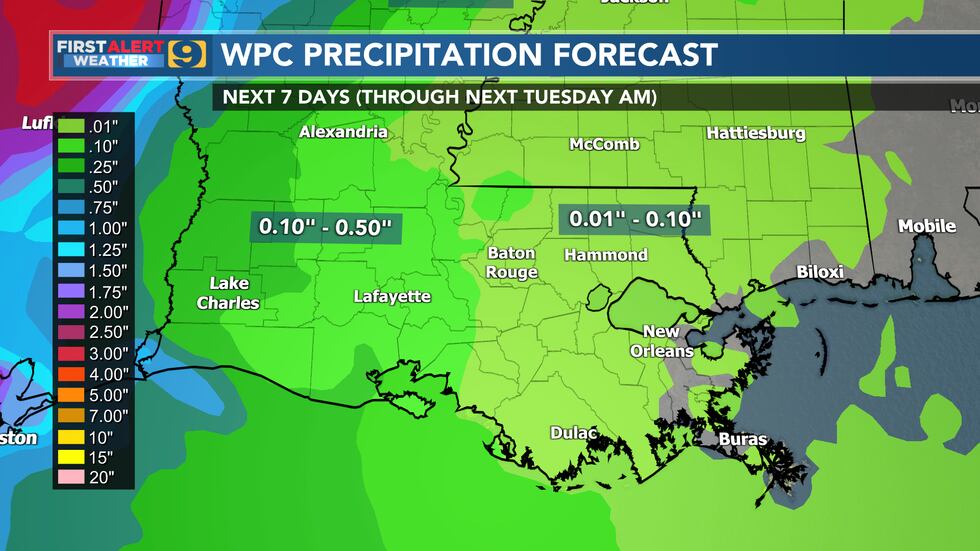 FIRST ALERT FORECAST: Tuesday, October 3