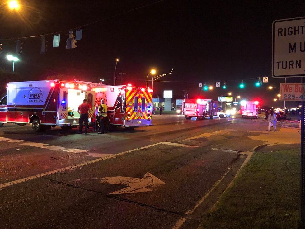 Wreck on Airline and Florline (Source: WAFB)