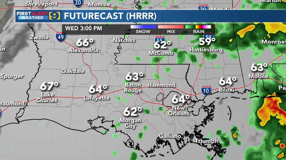 FIRST ALERT FORECAST: Wednesday, November 15