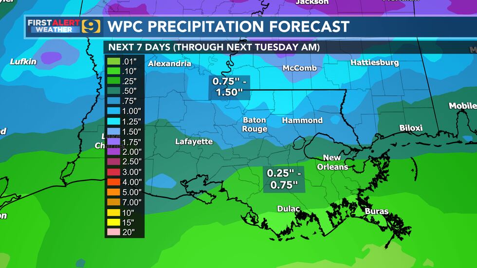 FIRST ALERT FORECAST: Tuesday, March 21
