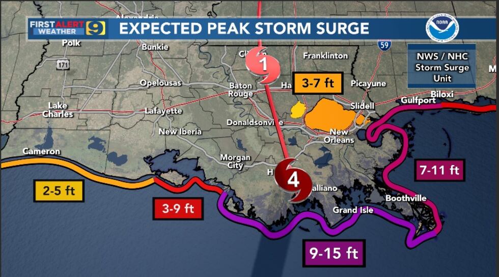 Hurricane Ida update as of 4:45 p.m. Sunday, Aug. 29, 2021