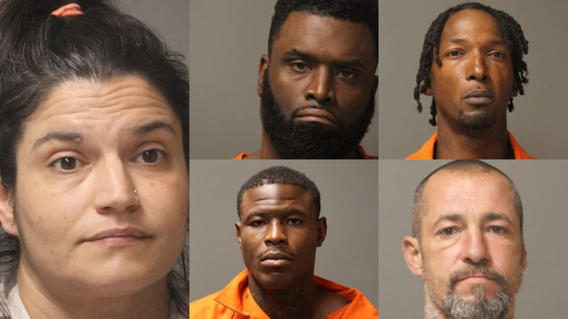 Five individuals arrested for attempting to smuggle drugs into the parish jail