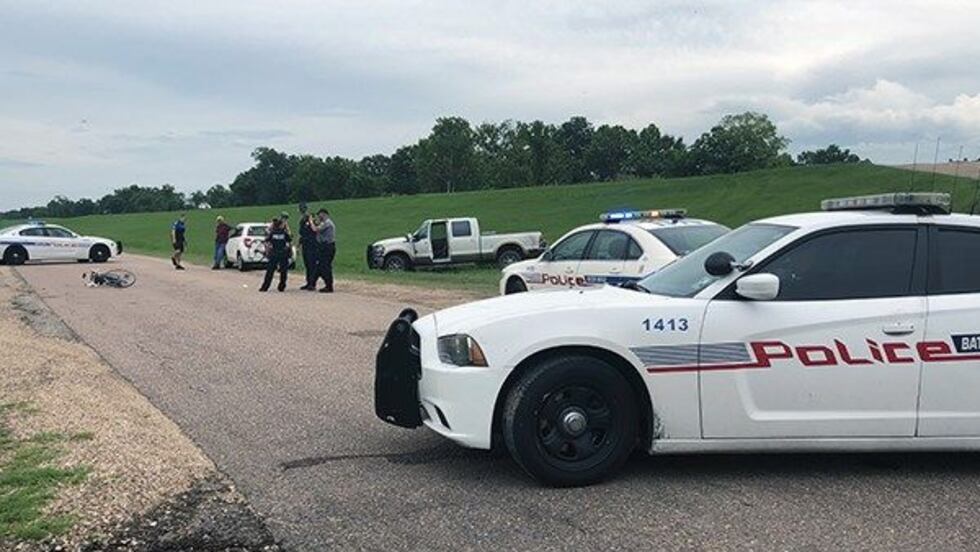 A bicyclist is in critical condition after being hit by a car on River Road (Source: WAFB)
