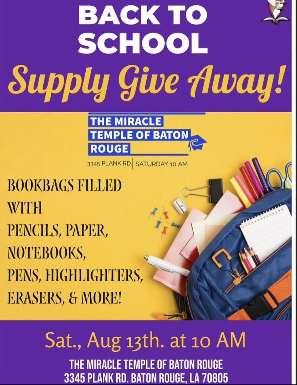 Back-to-school giveaway
