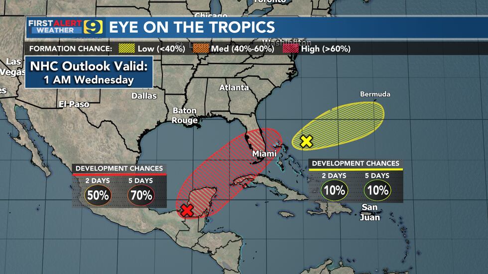FIRST ALERT FORECAST: Wednesday, June 1