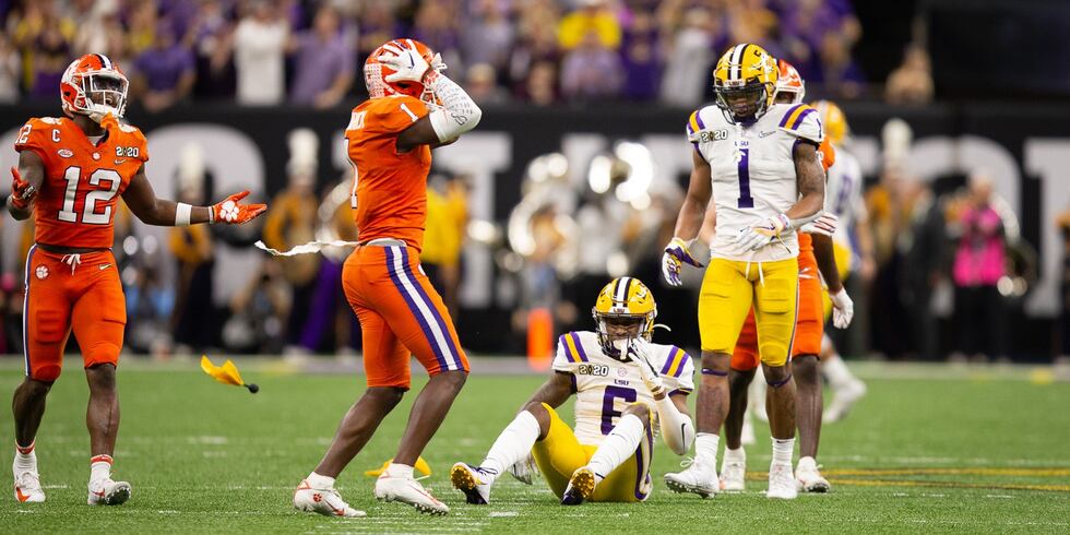 On third down and 19 yards to go in the second quarter, Clemson cornerback Derion Kendrick is...