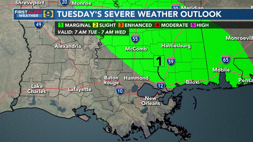 FIRST ALERT FORECAST: Monday, August 15