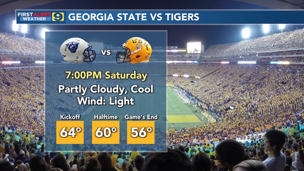FIRST ALERT FORECAST: Saturday, November 18