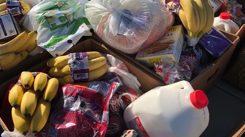 Monroe food pantry draws hundreds of families in need of groceries