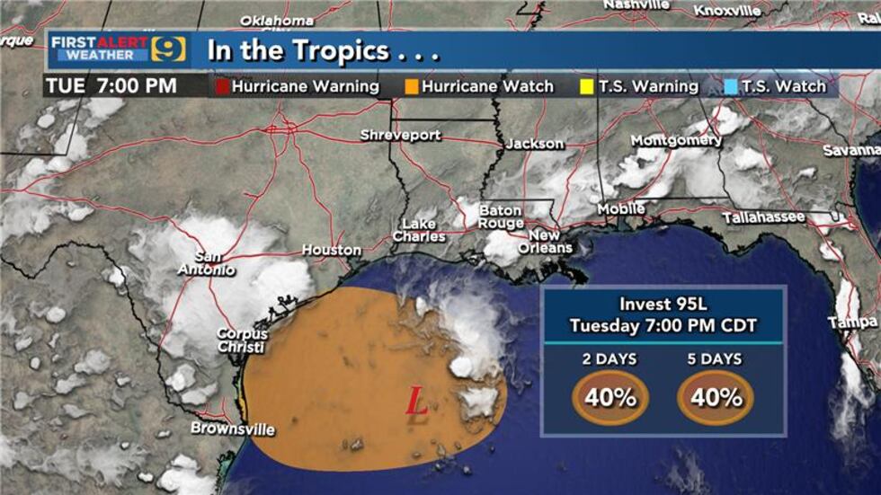 In the Tropics... Invest 95L