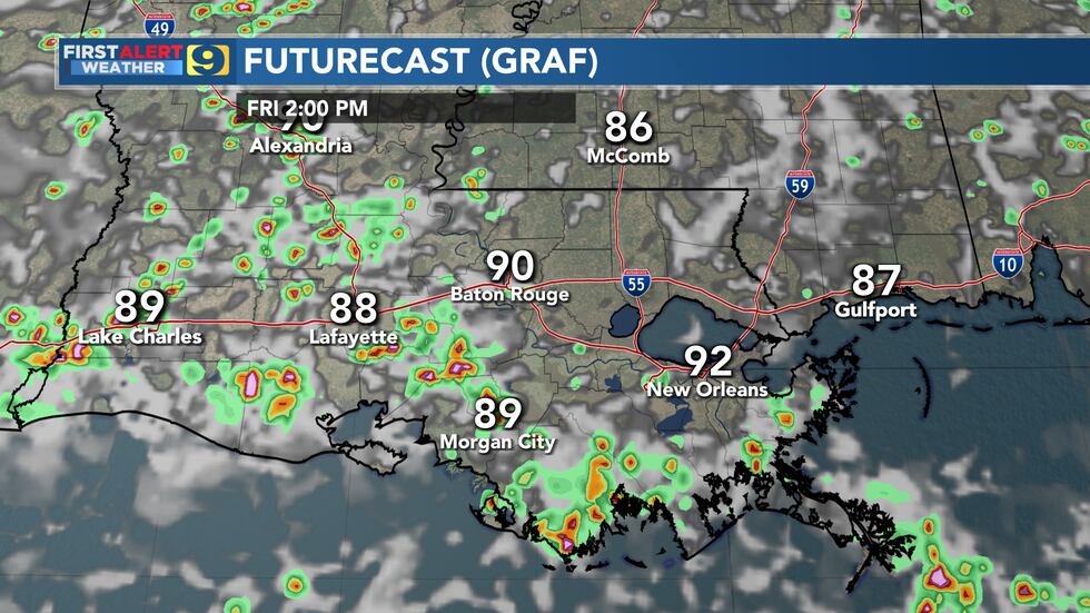 FIRST ALERT FORECAST: Friday, September 2