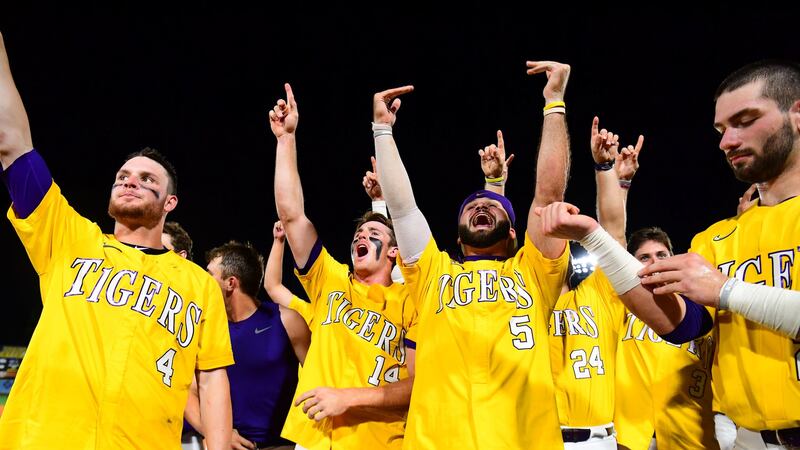 LSU baseball completes another comeback over Southern Miss.