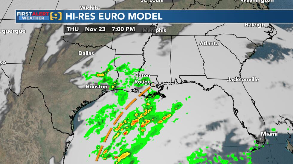 FIRST ALERT FORECAST: Tuesday, November 21
