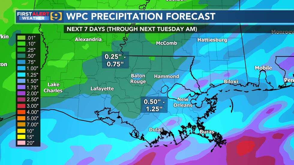 FIRST ALERT FORECAST: Tuesday, November 21
