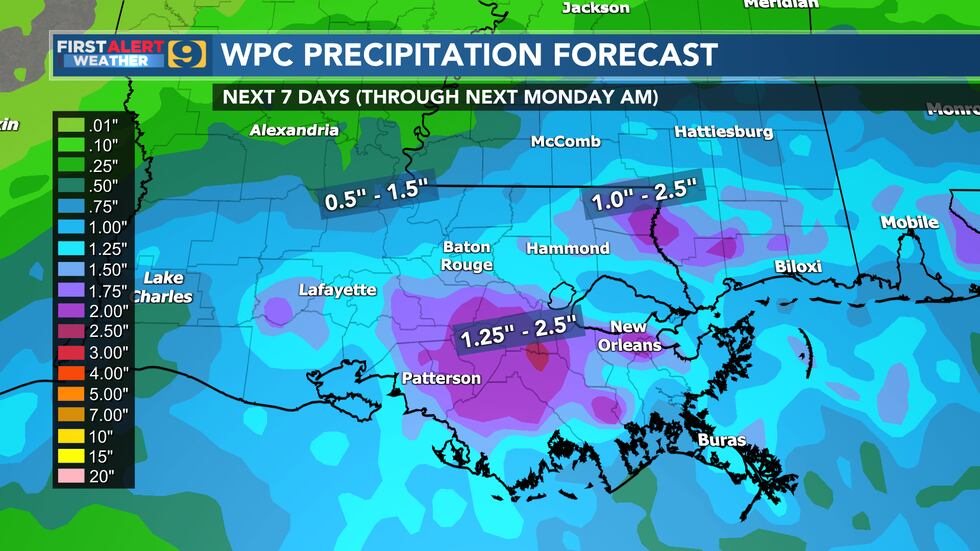 FIRST ALERT FORECAST: Monday, August 1