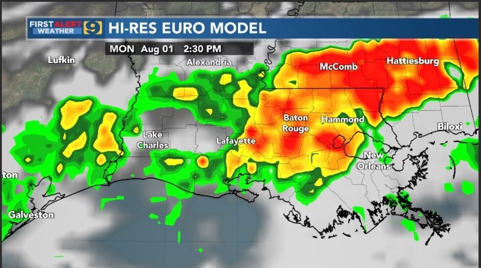 FIRST ALERT 9 A.M. WEATHER: Sunday, July 31