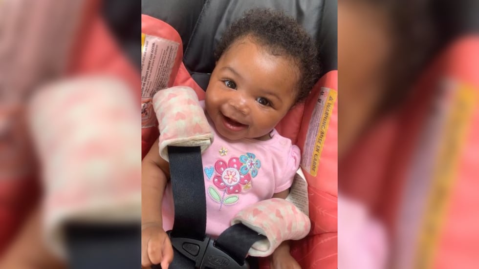 Deputies say the baby was left in a hot car for around five hours.