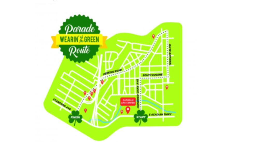 The 38th Annual Wearing of the Green Parade will take place at 10:00am on March 18, 2023.