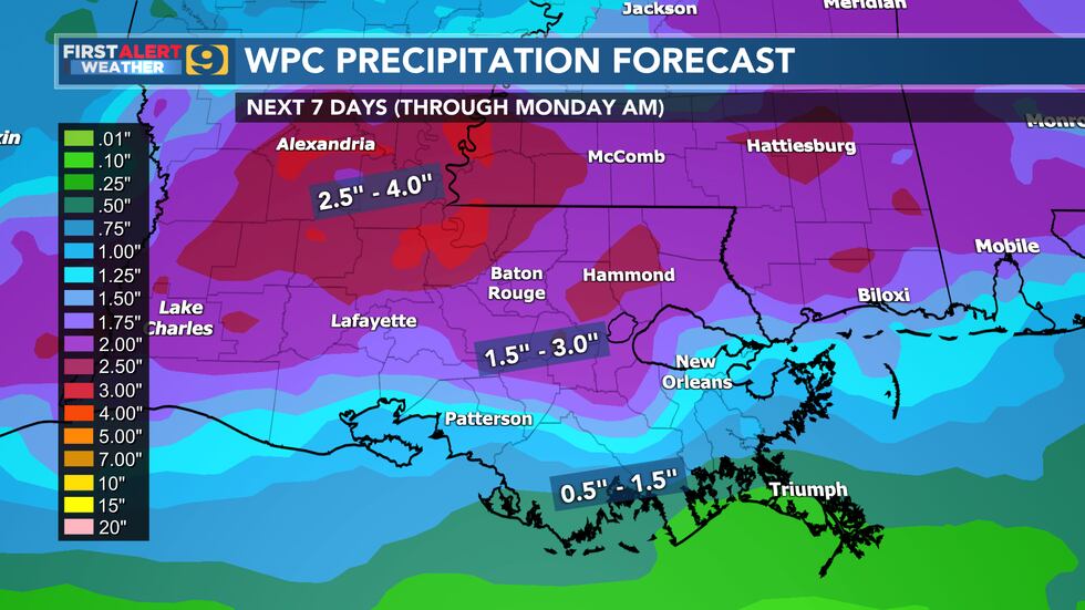 FIRST ALERT FORECAST: Monday, August 15