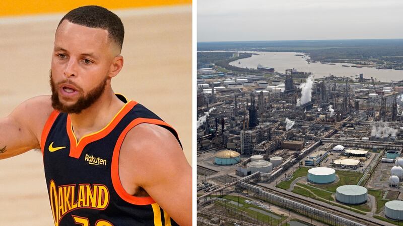 Steph Curry and the Shell Norco facility