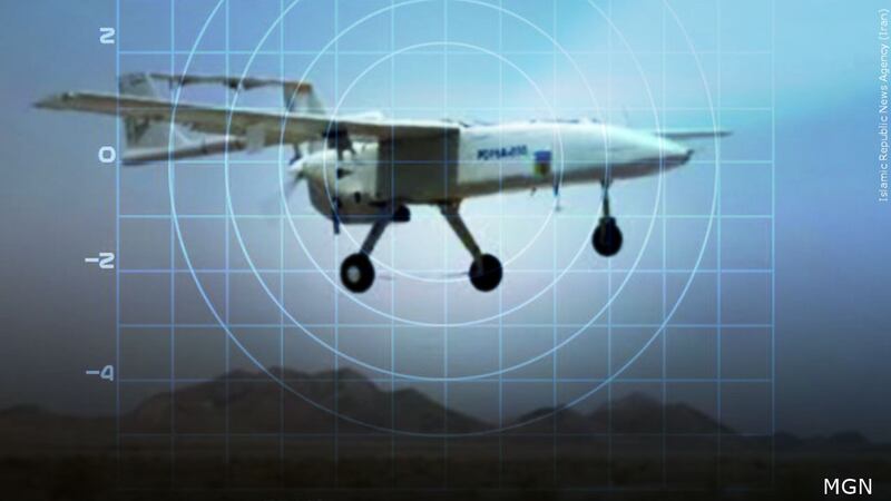 The U.S. military says an attack with drones hit a compound run by American troops and...