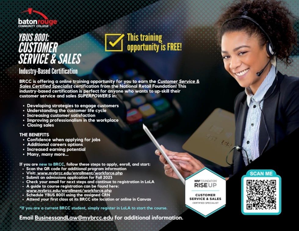 BRCC is offering three new free Industry-Based Certifications (IBC).