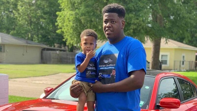 Azariah Thomas's father is Vince Hutchinson, an officer with News Roads Police Department.