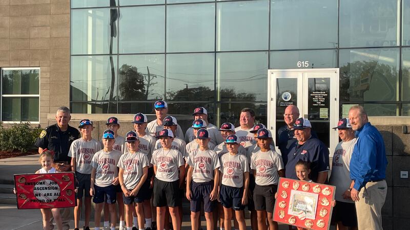 Next stop Waco, Texas for the Ascension Little League Baseball team! Coaches, players, and...