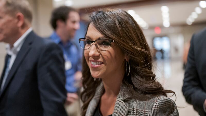Rep. Lauren Boebert, R-Colo., who is in an unexpected tight race with Democratic challenger...