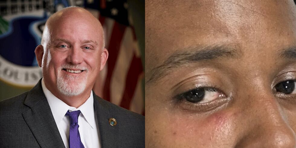 Ascension Parish Councilman Corey Orgeron (left) and Roydall Lumar (right).