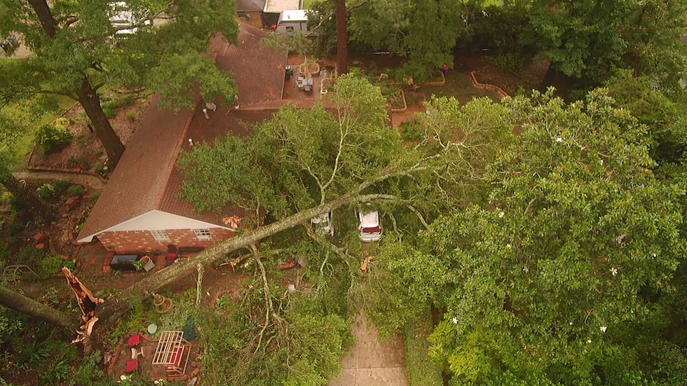 Storm Damage in Indian Mounds subdivision near Central June 24, 2020