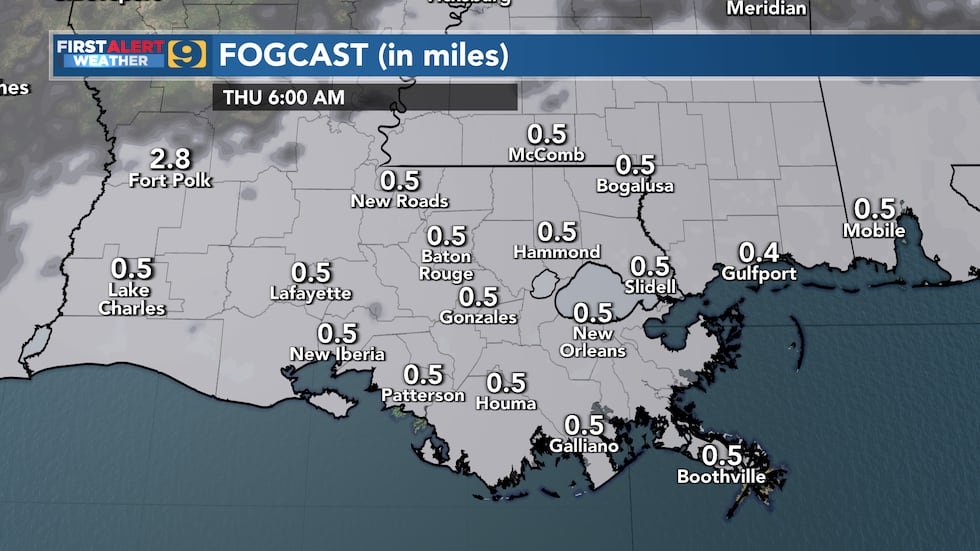 FIRST ALERT FORECAST: Wednesday, December 7