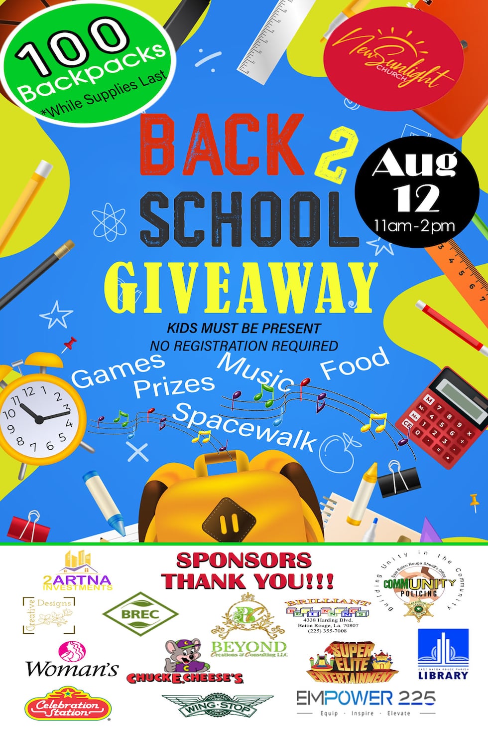 BACK-TO-SCHOOL: Where to go for supply giveaways in Baton Rouge,  surrounding areas