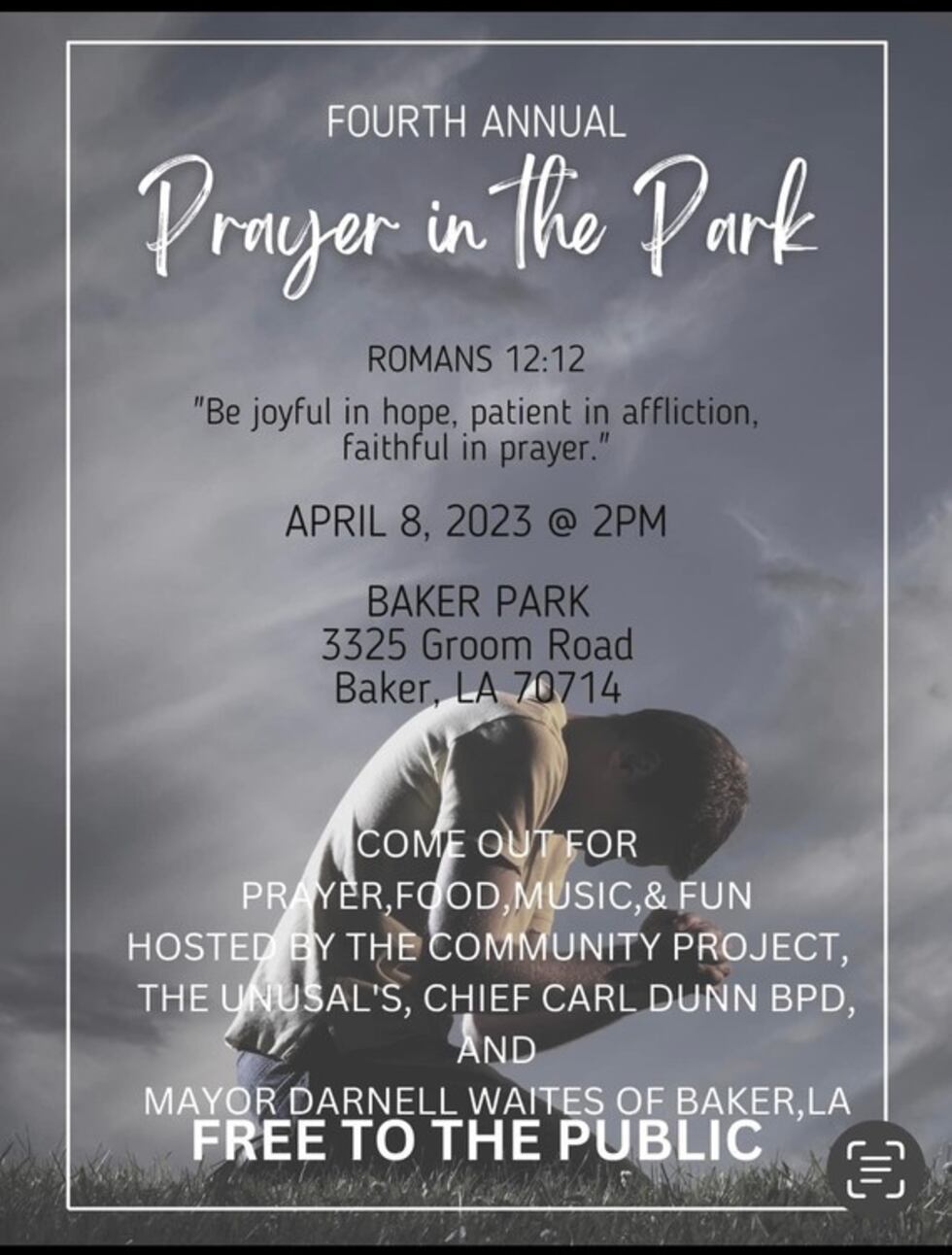 Prayer in the Park.