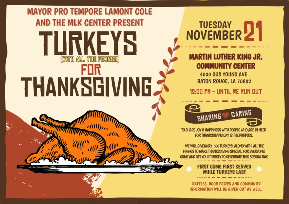 Turkey giveaway
