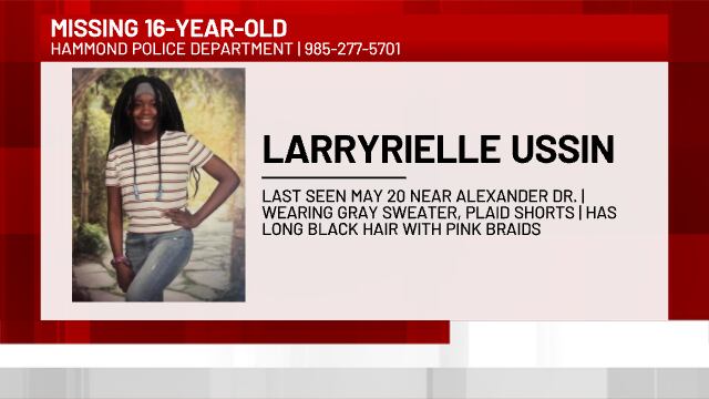 Hammond teenager reported missing found safe - Vimarsana News