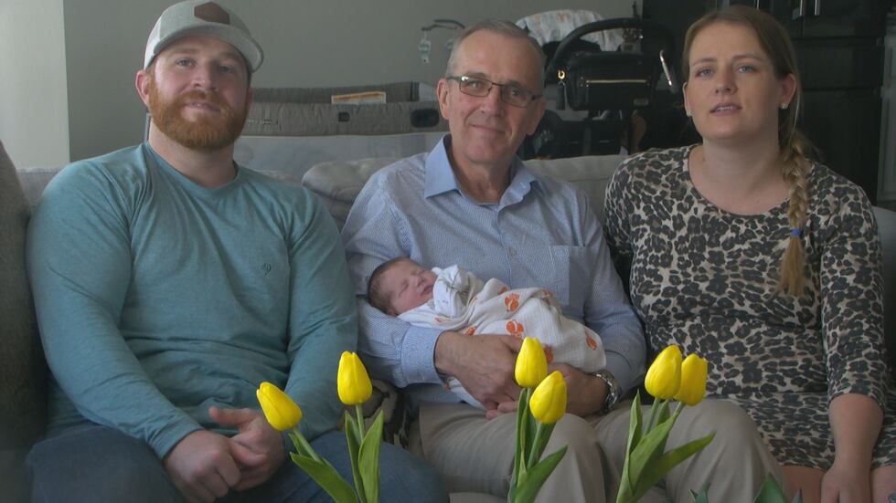 Three generations one birthday