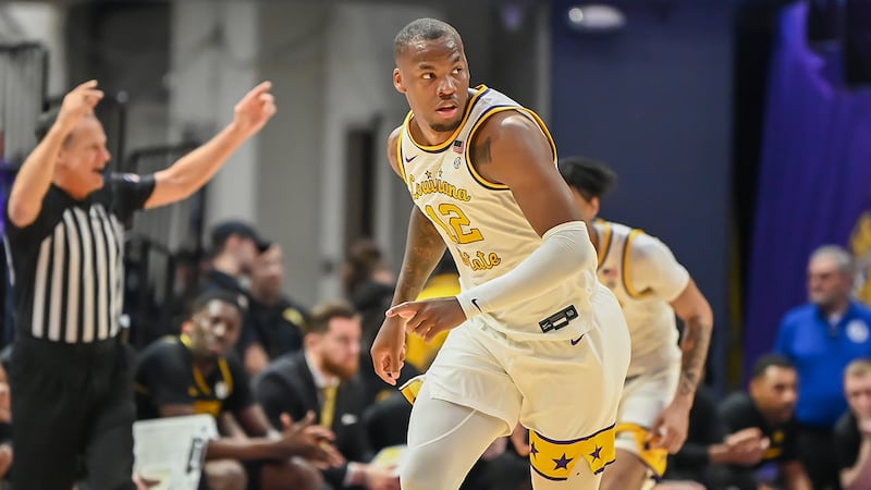 LSU forward KJ Williams (12)