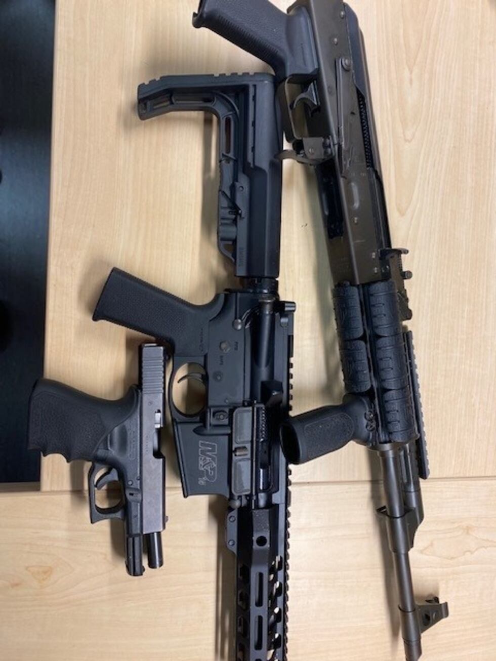 The Gonzales Police Department said an investigation led to the seizures of drugs and guns and...
