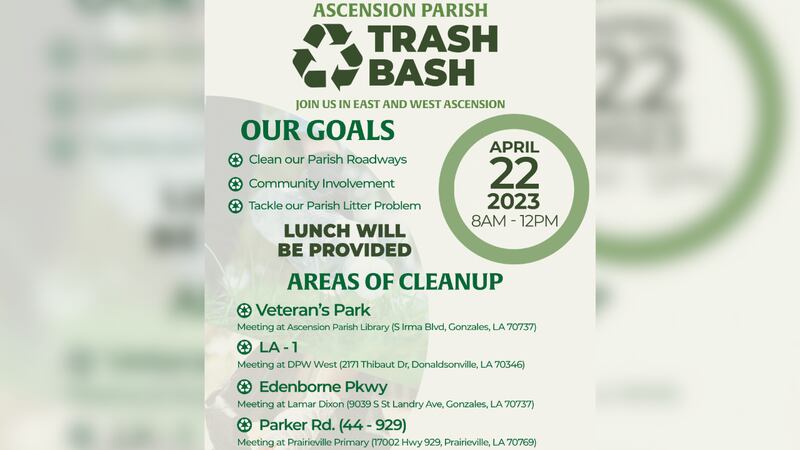 Ascension Parish Trash Bash
