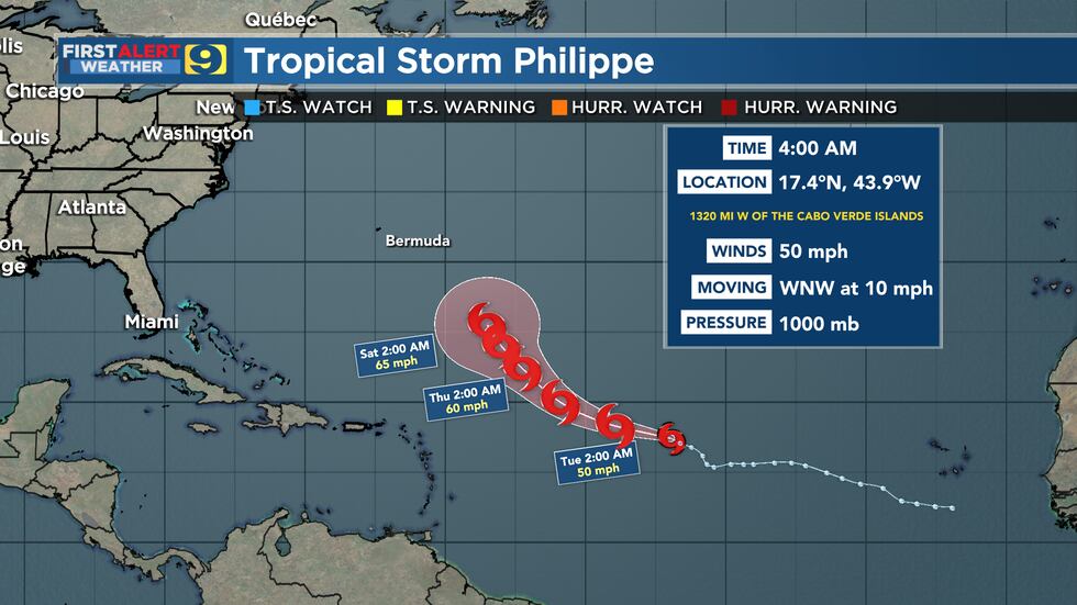 FIRST ALERT FORECAST: Monday, September 25